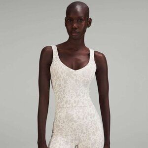 Lululemon Align Tank Top - Cheetah Camo Antique White Multi
